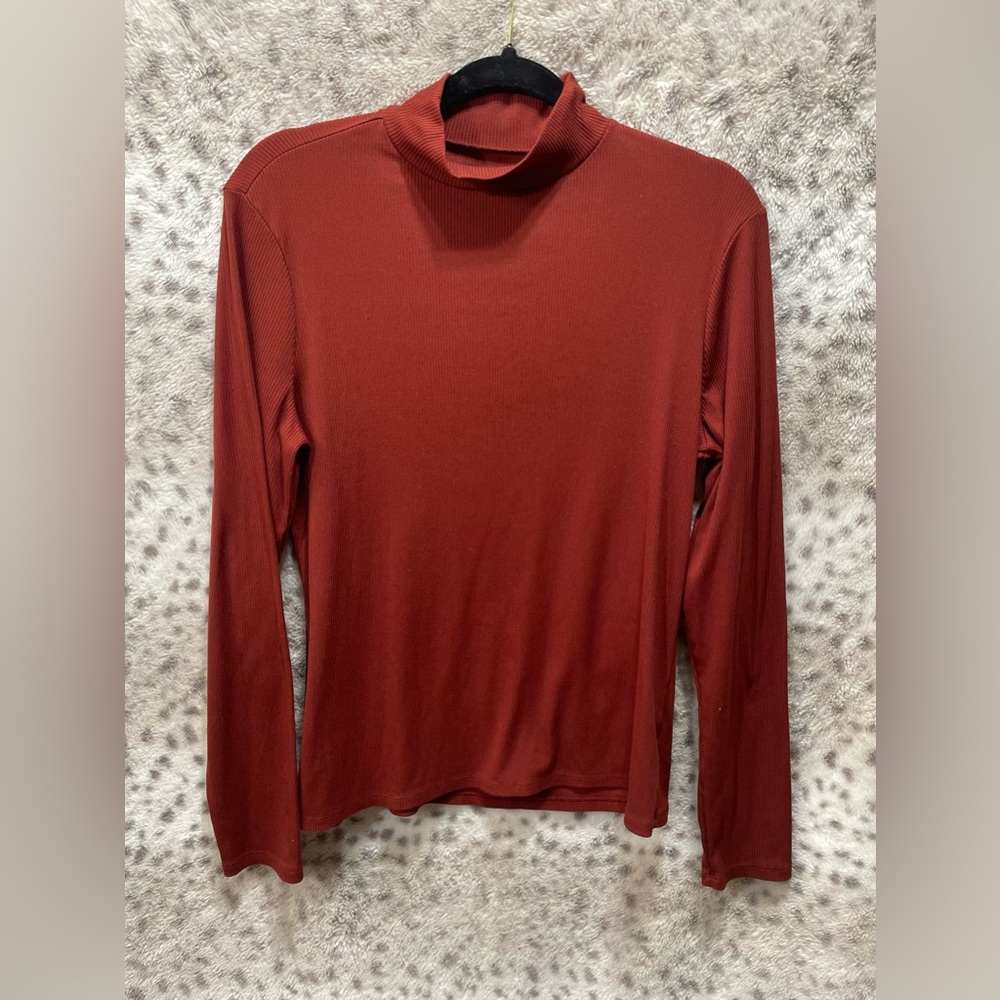 NO BOUNDARIES RIBBED TURTLE NECK